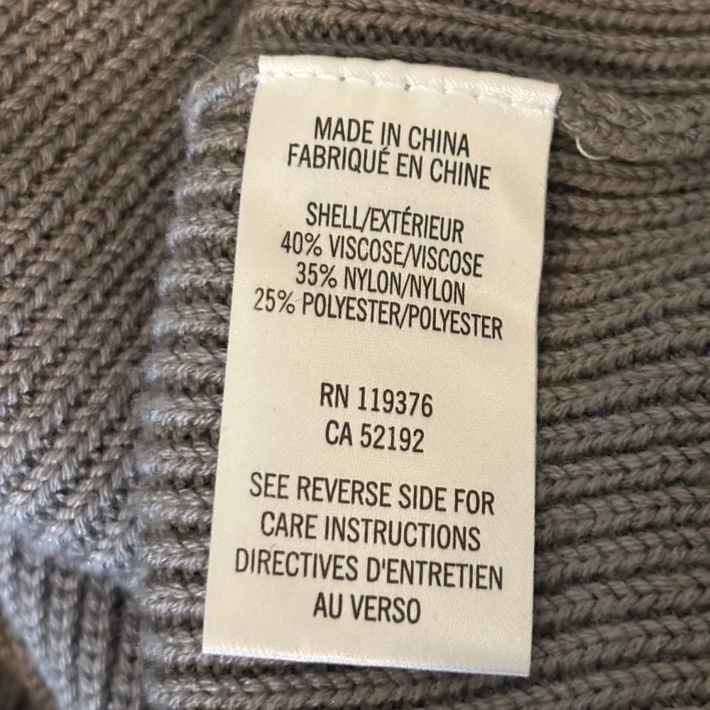 Helmet Lang Gray Textured pullover Top gray knit pullover light Medium tunic